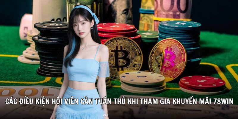 Các điều kiện hội viên cần tuân thủ khi tham gia khuyến mãi 78Win